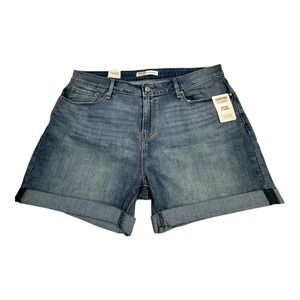 Signature Levi Strauss & Co Mid Rise 5 Inch Inseam  Shorts Women Size 16‎ W33
